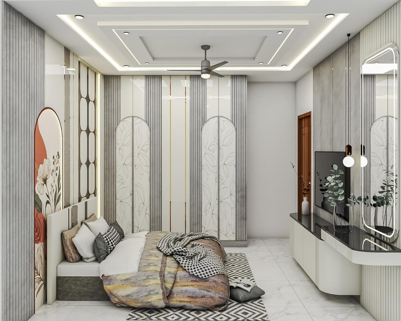 Bedroom — Arched Wardrobe Panels