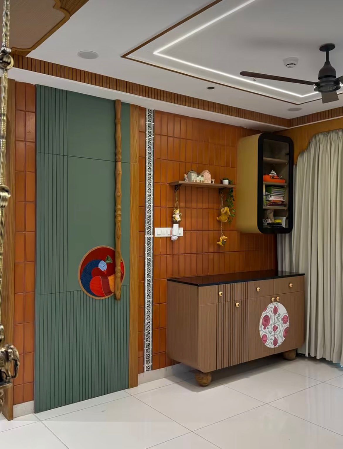 Foyer — detail of entryway styling