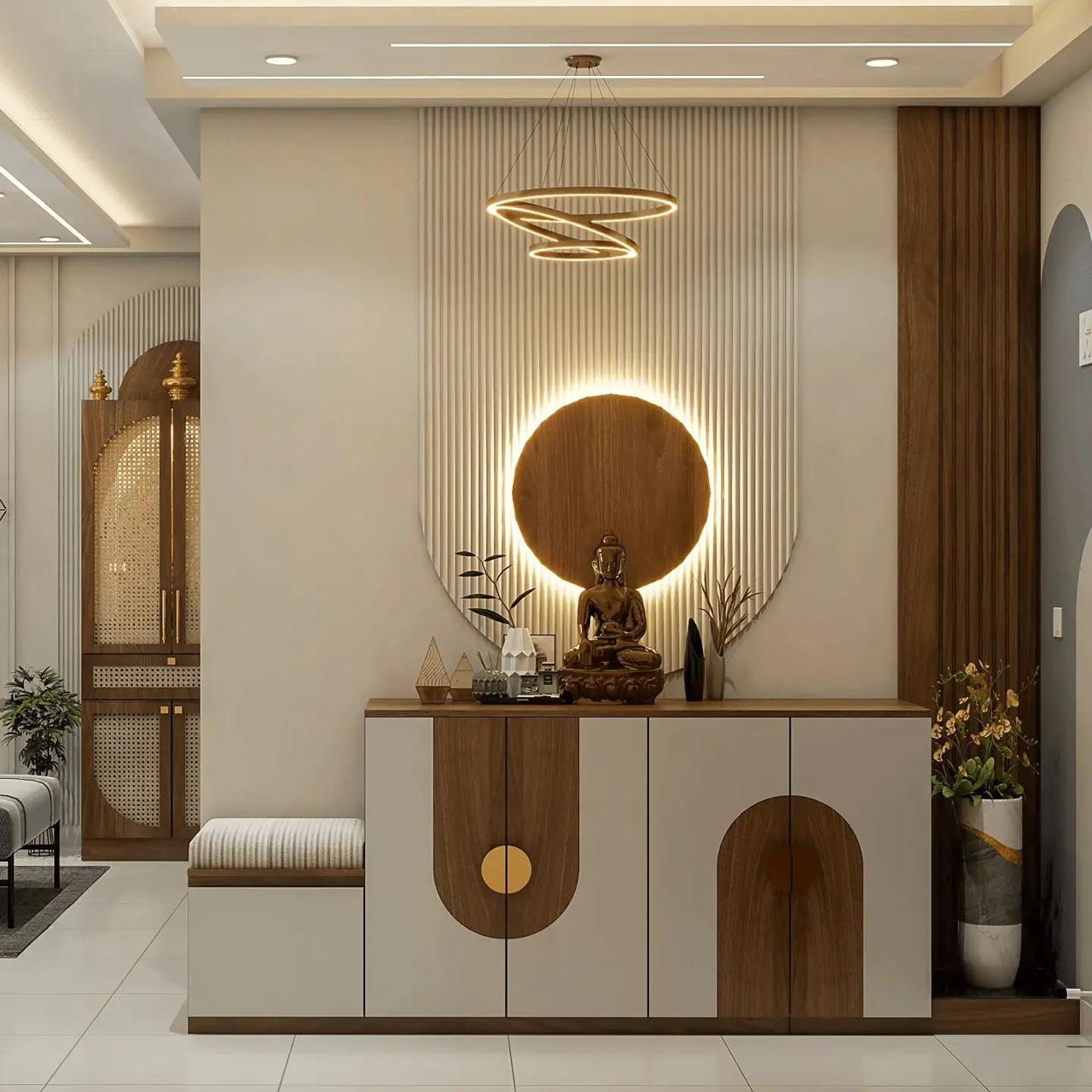 Pooja Unit — Feature Wall