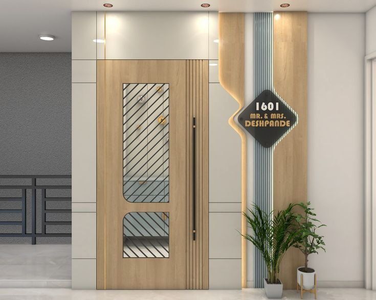 Foyer — Main Door & Name Plate