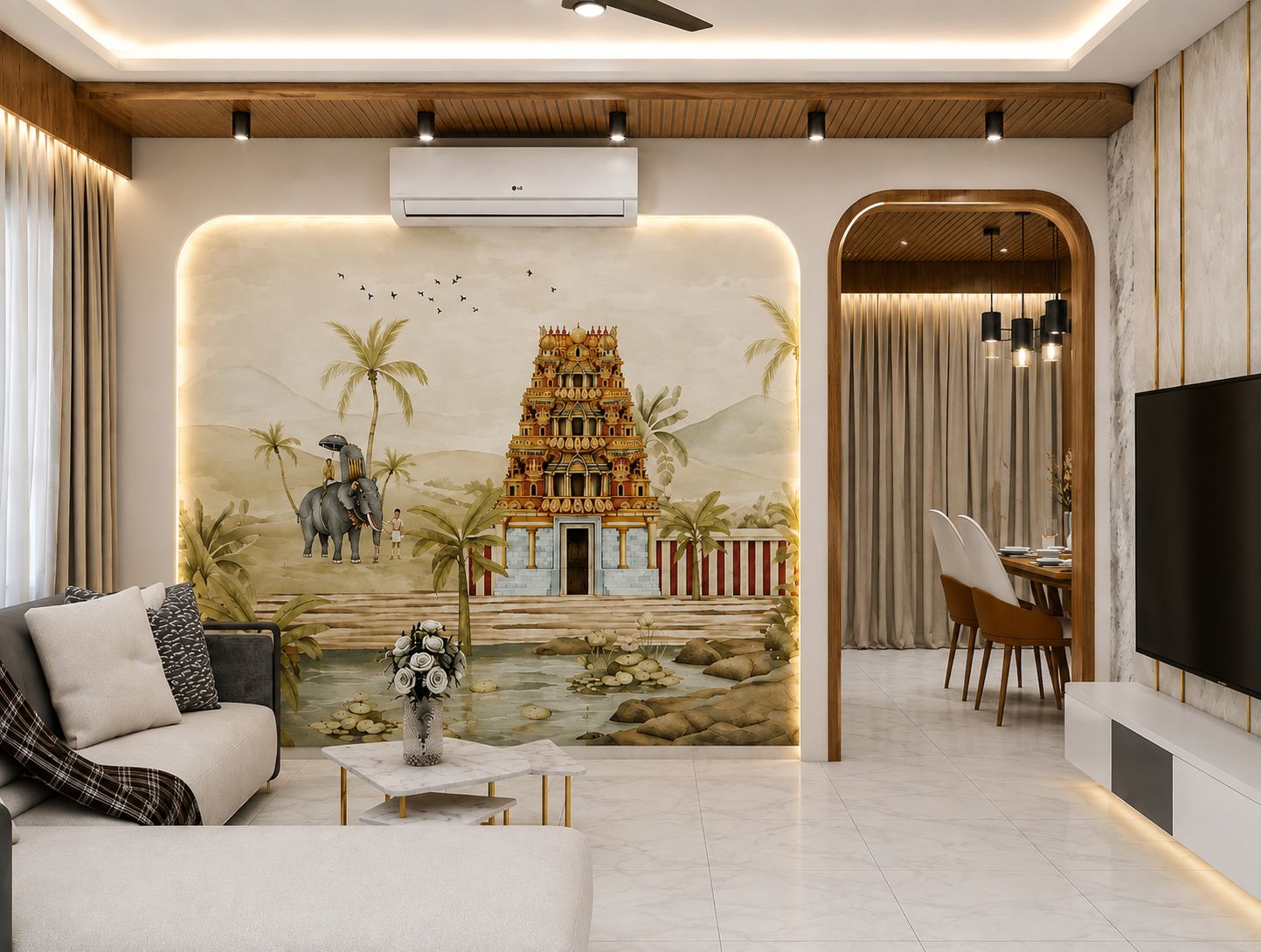 Living & Dining — Open Layout